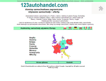 Tablet Screenshot of 123autohandel.com